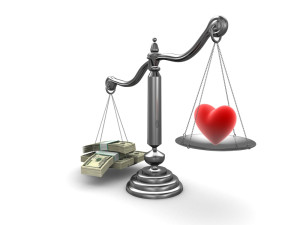 Love over Money